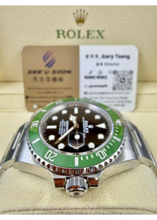二手 ▶️ Rolex 勞力士 Submariner Date ◀️ 綠黑 126610LV 2023年錶 (41mm)